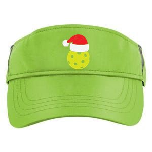 Christmas Pickleball Santa Hat Funny Pickle Ball Player Xmas Meaningful Gift Adult Drive Performance Visor