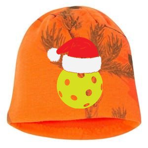 Christmas Pickleball Santa Hat Funny Pickle Ball Player Xmas Meaningful Gift Kati - Camo Knit Beanie