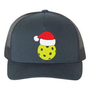 Christmas Pickleball Santa Hat Funny Pickle Ball Player Xmas Meaningful Gift Yupoong Adult 5-Panel Trucker Hat