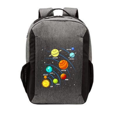 Colorful Planets Solar Systemss Boy Space Science Vector Backpack