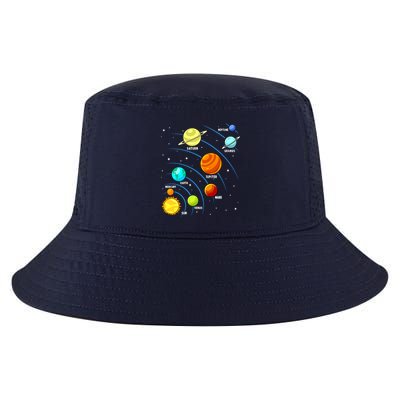 Colorful Planets Solar Systemss Boy Space Science Cool Comfort Performance Bucket Hat