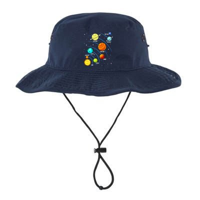 Colorful Planets Solar Systemss Boy Space Science Bucket Hat