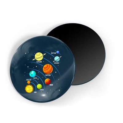 Colorful Planets Solar Systemss Boy Space Science Magnet