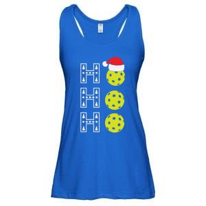 Christmas Pickleball Santa Hat Funny Pickle Ball Player Xmas Great Gift Ladies Essential Flowy Tank