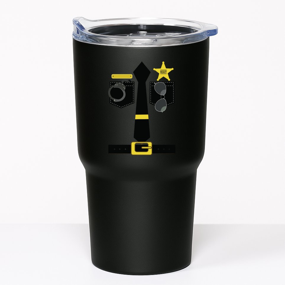 Chp Police Sheriff Highway Patrol Halloween Costume Tumbler
