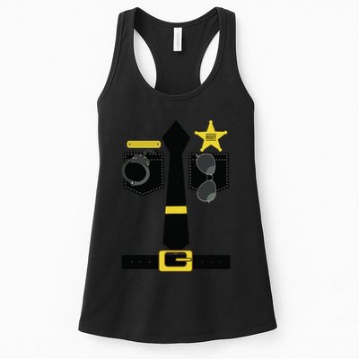 Chp Police Sheriff Highway Patrol Halloween Costume Womens Tank Top