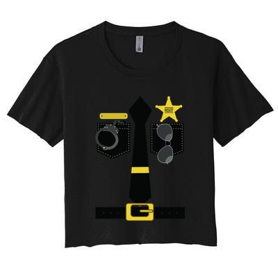 Chp Police Sheriff Highway Patrol Halloween Costume Crop Top