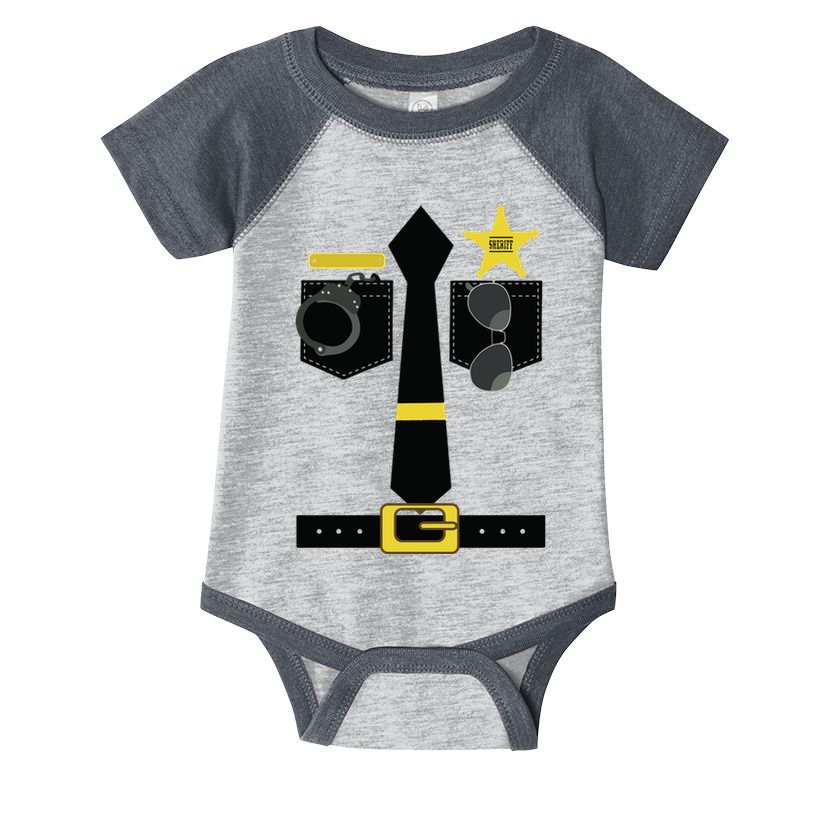 Chp Police Sheriff Highway Patrol Halloween Costume Infant Baby Jersey Bodysuit