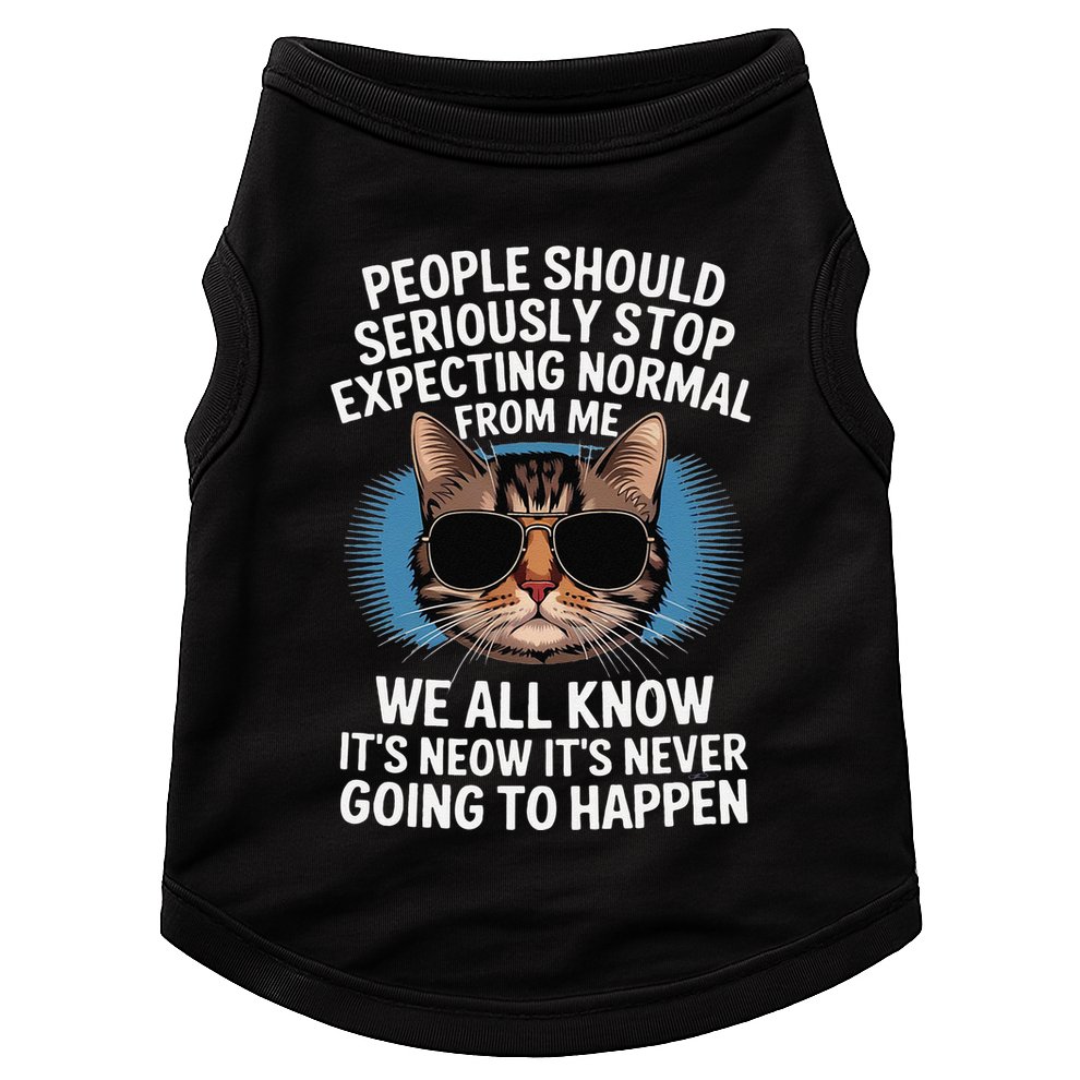 Cat People Should Seriously Graphic Design Idea Humor Novel Doggie Tank