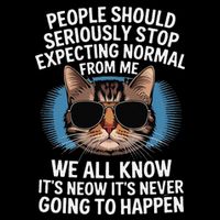 Cat People Should Seriously Graphic Design Idea Humor Novel Doggie Tank