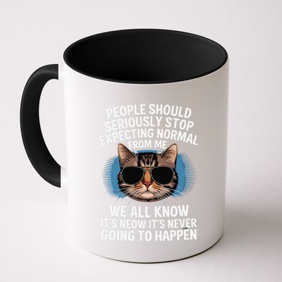 Cat People Should Seriously Graphic Design Idea Humor Novel Mug