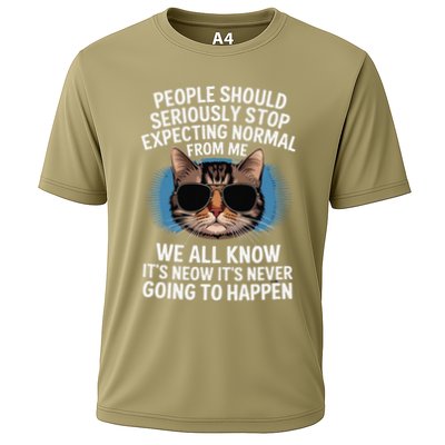 Cat People Should Seriously Graphic Design Idea Humor Novel Performance Shirt