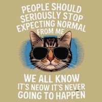 Cat People Should Seriously Graphic Design Idea Humor Novel Cooling Performance Crew T-Shirt