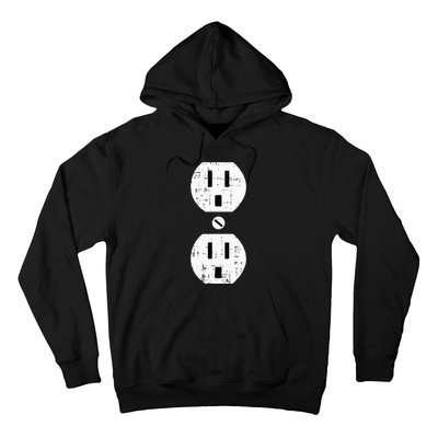 Couple Plug Socket Matching Costume Funny Halloween Gifts Hoodie