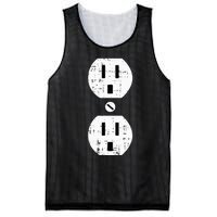 Couple Plug Socket Matching Costume Funny Halloween Gifts Mesh Reversible Basketball Jersey Tank