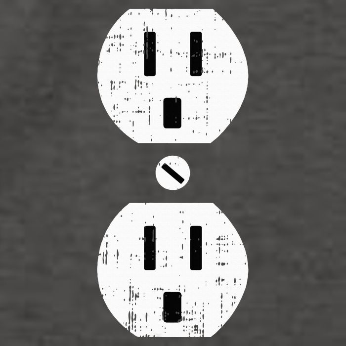 Couple Plug Socket Matching Costume Funny Halloween Gifts Vector Backpack