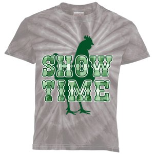 Chicken Poultry Show Time For Fair Week Kids Tie-Dye T-Shirt