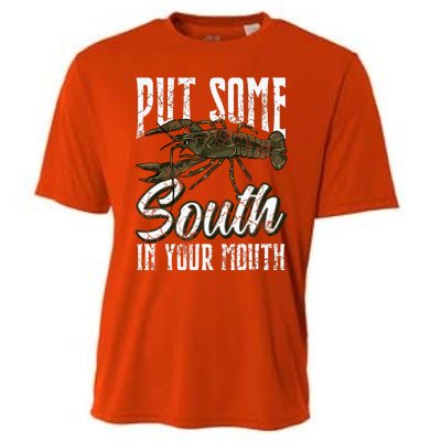 Crawfish Put Some South In Your Mouth Cooling Performance Crew T-Shirt