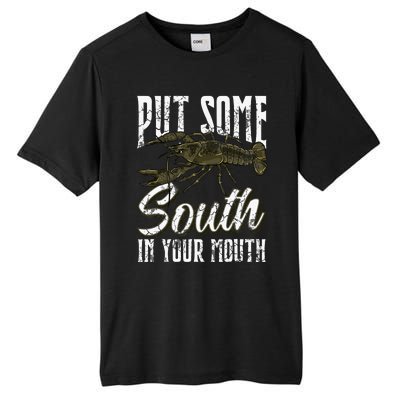 Crawfish Put Some South In Your Mouth Tall Fusion ChromaSoft Performance T-Shirt