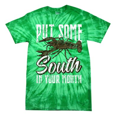 Crawfish Put Some South In Your Mouth Tie-Dye T-Shirt