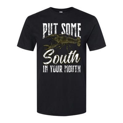 Crawfish Put Some South In Your Mouth Softstyle CVC T-Shirt