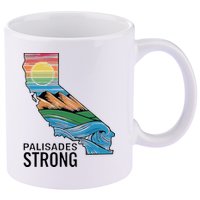 California Palisades Strong 11oz C Handle Ceramic Mug