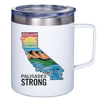 California Palisades Strong 12oz Stainless Steel Coffee Mug