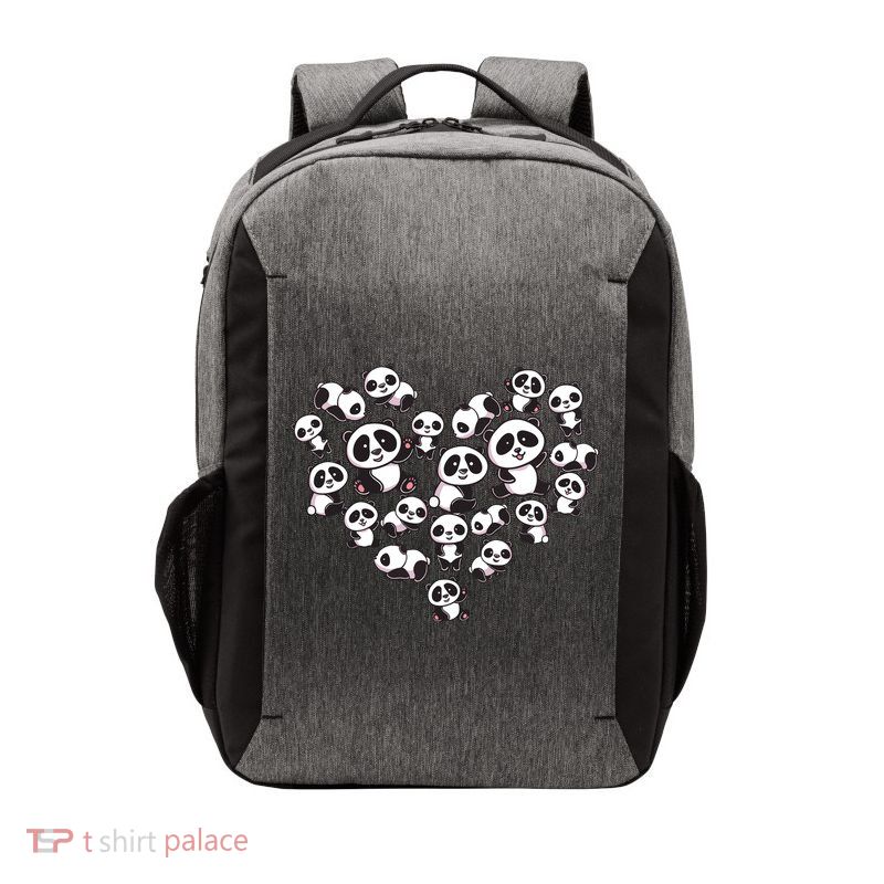 Cute Panda Shirts Panda Bear Lover Heart Gifts Vector Backpack