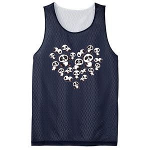 Cute Panda Shirts Panda Bear Lover Heart Gifts Mesh Reversible Basketball Jersey Tank