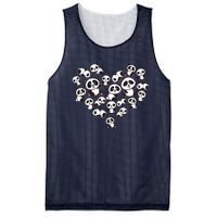 Cute Panda Shirts Panda Bear Lover Heart Gifts Mesh Reversible Basketball Jersey Tank