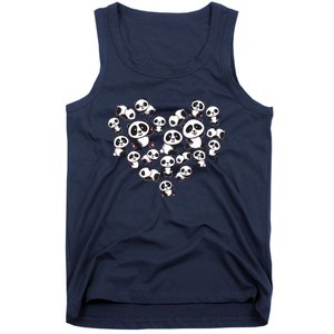 Cute Panda Shirts Panda Bear Lover Heart Gifts Tank Top