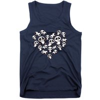 Cute Panda Shirts Panda Bear Lover Heart Gifts Tank Top