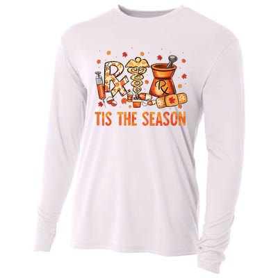 Cpht Pharmacy Technician Fall Theme Shirts Tis The Season Cooling Performance Long Sleeve Crew