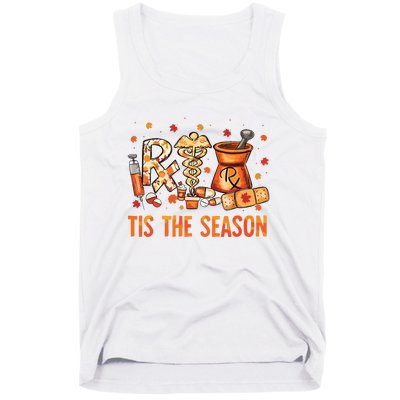 Cpht Pharmacy Technician Fall Theme Shirts Tis The Season Tank Top