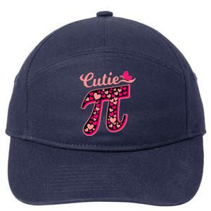 Cute Pi The Number Math Teacher 7-Panel Snapback Hat