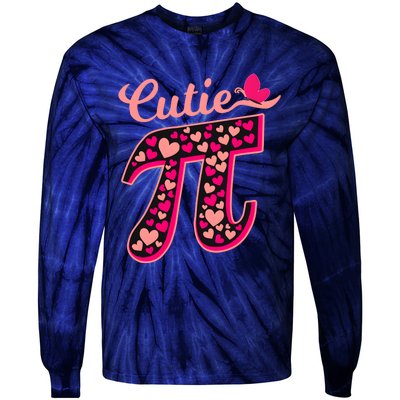 Cute Pi The Number Math Teacher Tie-Dye Long Sleeve Shirt