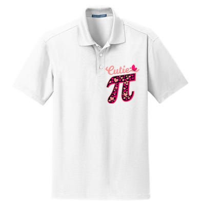 Cute Pi The Number Math Teacher Dry Zone Grid Polo