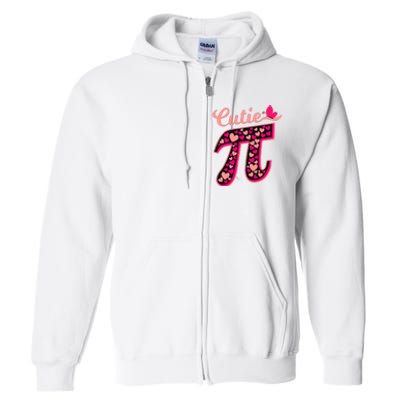 Cute Pi The Number Math Teacher Full Zip Hoodie