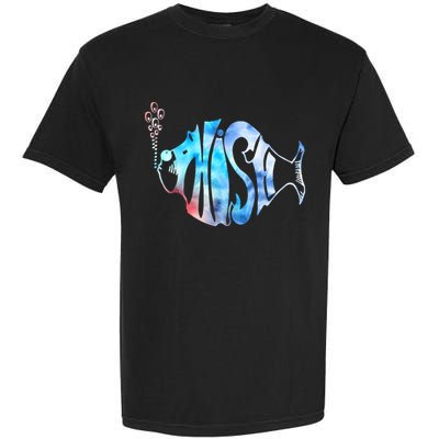 Colorful Phishjam Tiedye For Fisherman Fish Graphic Garment-Dyed Heavyweight T-Shirt