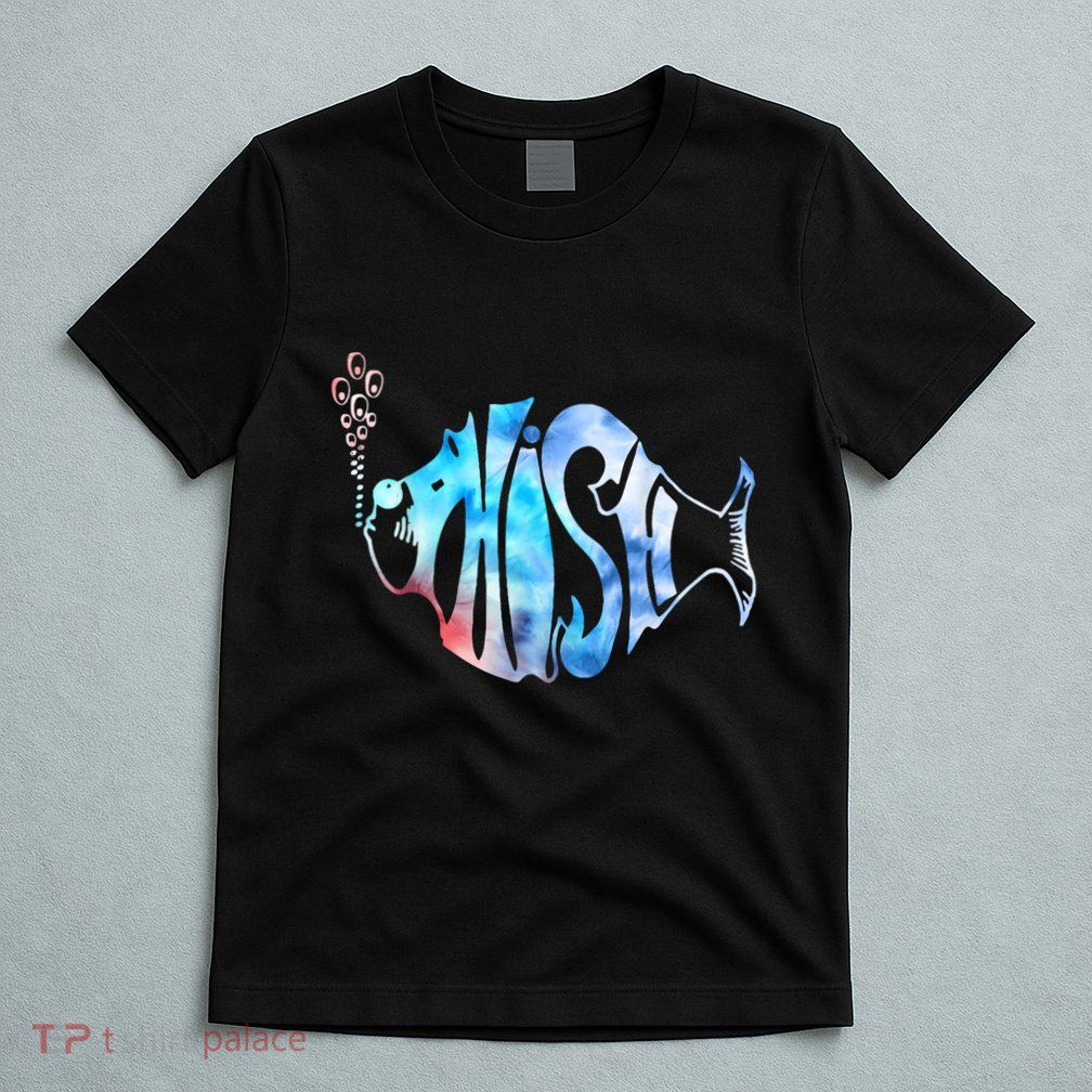 Colorful Phishjam Tiedye For Fisherman Fish Graphic T-Shirt