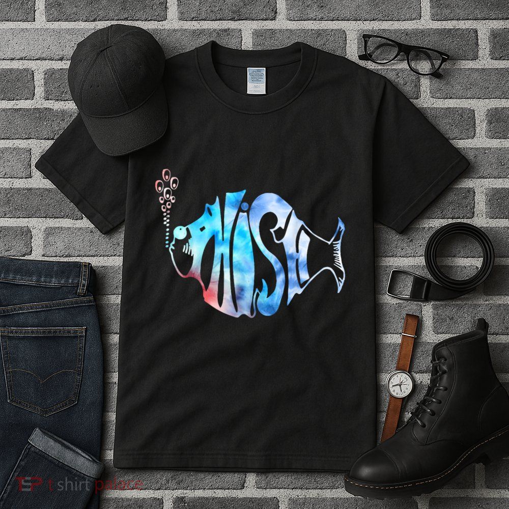 Colorful Phishjam Tiedye For Fisherman Fish Graphic Tall T-Shirt