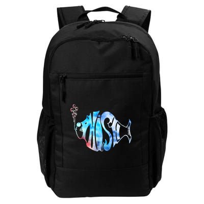 Colorful Phishjam Tiedye For Fisherman Fish Graphic Backpack