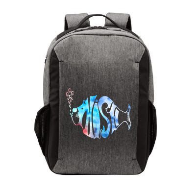 Colorful Phishjam Tiedye For Fisherman Fish Graphic Vector Backpack