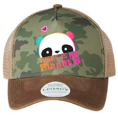 Cute Panda: There Is No Planet B Gift Climate Change Is Real! Gift Legacy Tie Dye Trucker Hat