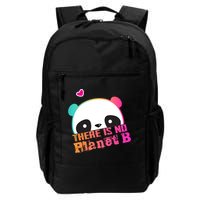 Cute Panda: There Is No Planet B Gift Climate Change Is Real! Gift Backpack