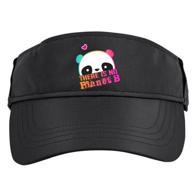 Cute Panda: There Is No Planet B Gift Climate Change Is Real! Gift Adult Drive Performance Visor
