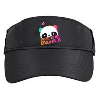 Cute Panda: There Is No Planet B Gift Climate Change Is Real! Gift Adult Drive Performance Visor
