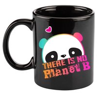 Cute Panda: There Is No Planet B Gift Climate Change Is Real! Gift 11oz C Handle Ceramic Mug