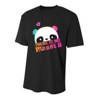 Cute Panda: There Is No Planet B Gift Climate Change Is Real! Gift Youth Performance Sprint T-Shirt