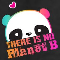 Cute Panda: There Is No Planet B Gift Climate Change Is Real! Gift Golf Towel